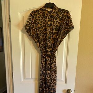 Michael Kors Animal Print Jumpsuit 
Sizes Available:
1 Medium 
1 Large